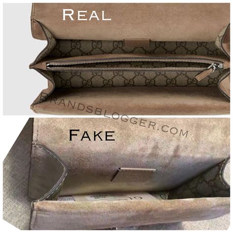 gucci bag with fake on it|inside a real gucci bag.